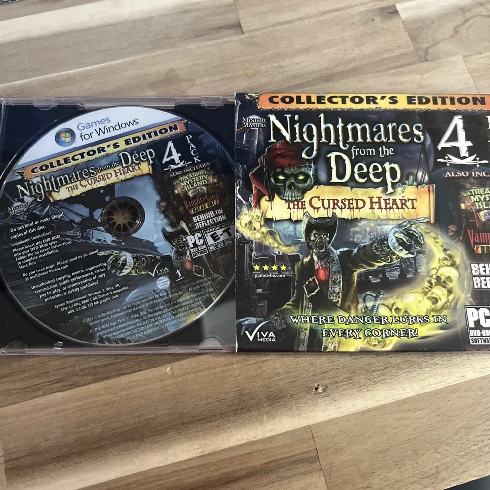 Nightmares From the Deep: The Cursed Heart -- Collector's Edition 4 Pack (PC,...